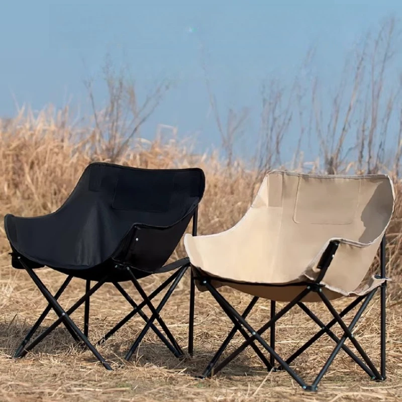 

Outdoor Backrest Camping Chair Relaxing Fishing Beach Camping Chair Backpack Portable Muebles De Campamento Outdoor Furniture