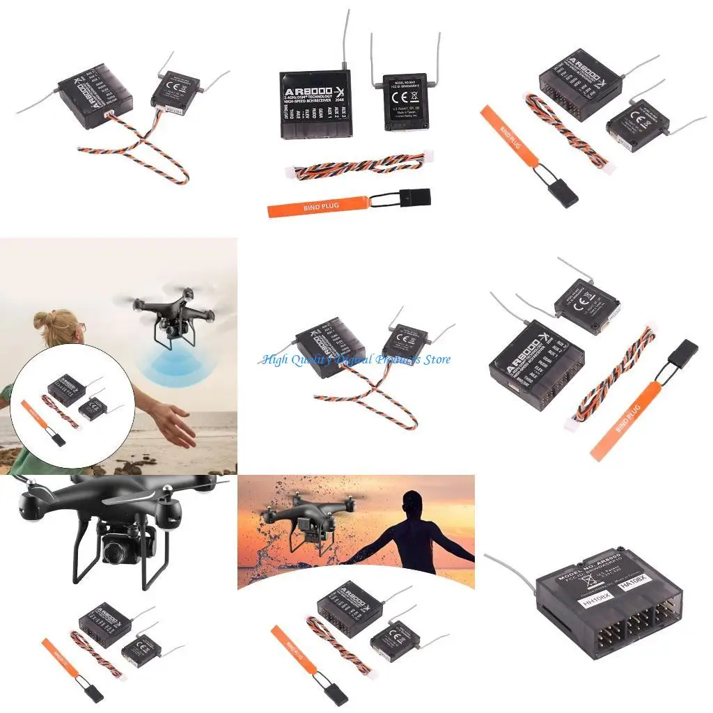 

U2JE AR8000 8-Channel Receiver Reliable and Stable Transmission 2.4GH