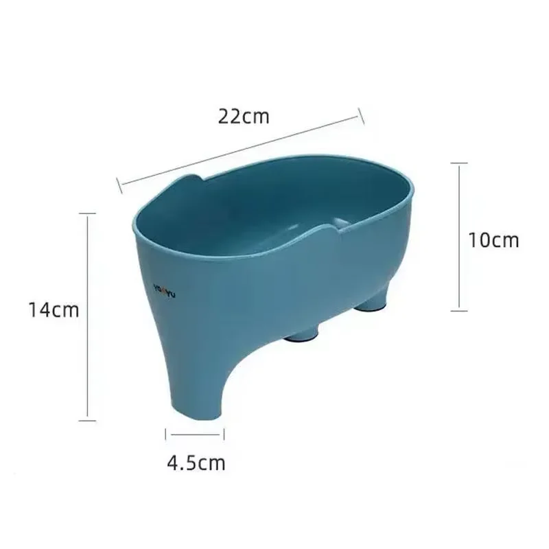 Multi Functional Filter for Household Kitchen Supplies, Plastic Drainage Bowl, Elephant Shaped Drainage Basket image 3