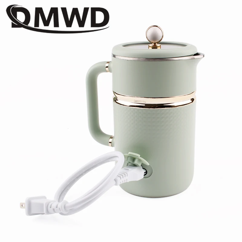 110V/220V Electric Kettle Thermal Stew Porridge Cooker Cup Soup Milk Heater Automatic Self Stirring Magnetic Mug Mixer Blender