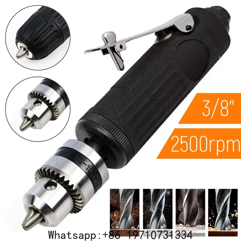 

Pneumatic Air Drill 3/8'' Straight Drill Gun Tapping Machine Air-Operated Drilling Machine Tool Sanding Machine