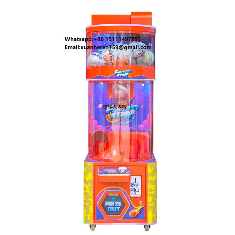

Amusement Park Coin Operated Gacha Gachapon Machine Kids Arcade Game Prize Vending Toy Gift Machine
