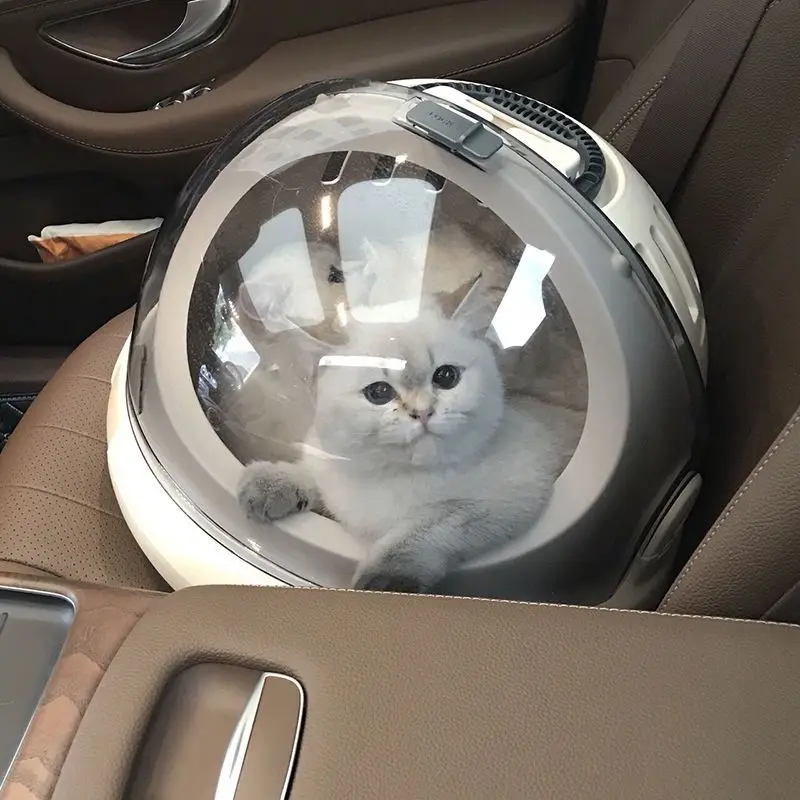 

Home Space capsule cat carrying bag, multifunctional flight case, portable breathable cat bag, universal pet for all seasons
