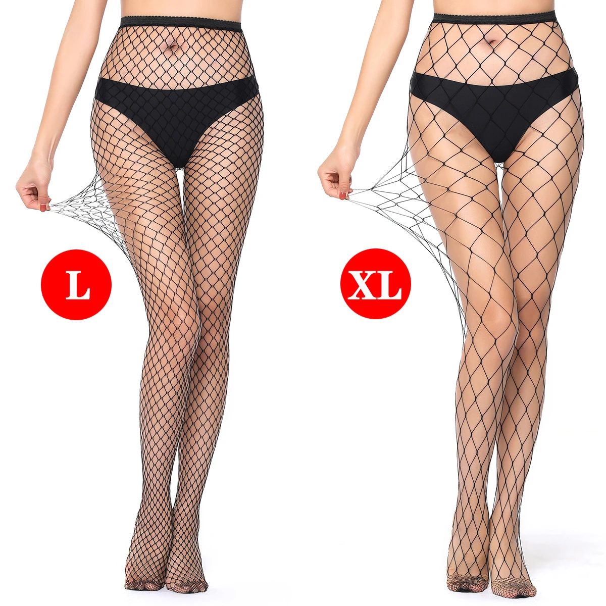 4pcs Women Fishnet Tights Super Elastic Mesh Net Stockings Gothic Pantyhose Party Club Dance Sexy Erotic Underwear S M L XL Hole