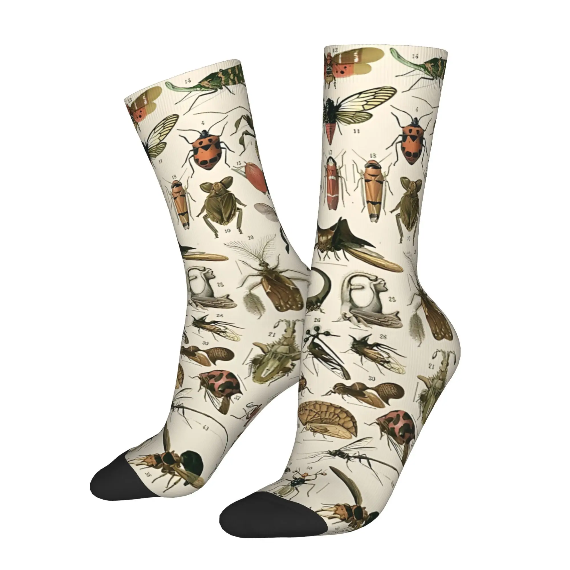 

Animal Arrangement Men Cycling Socks All Season Breathable Athletic Crew Socks for Spring Summer Fall Winter