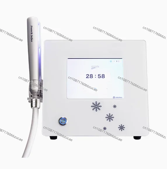 

Ice Cool Frozen Hair Care Cold Cryotherapy Treatment Flat Iron Beauty Machine with Screen