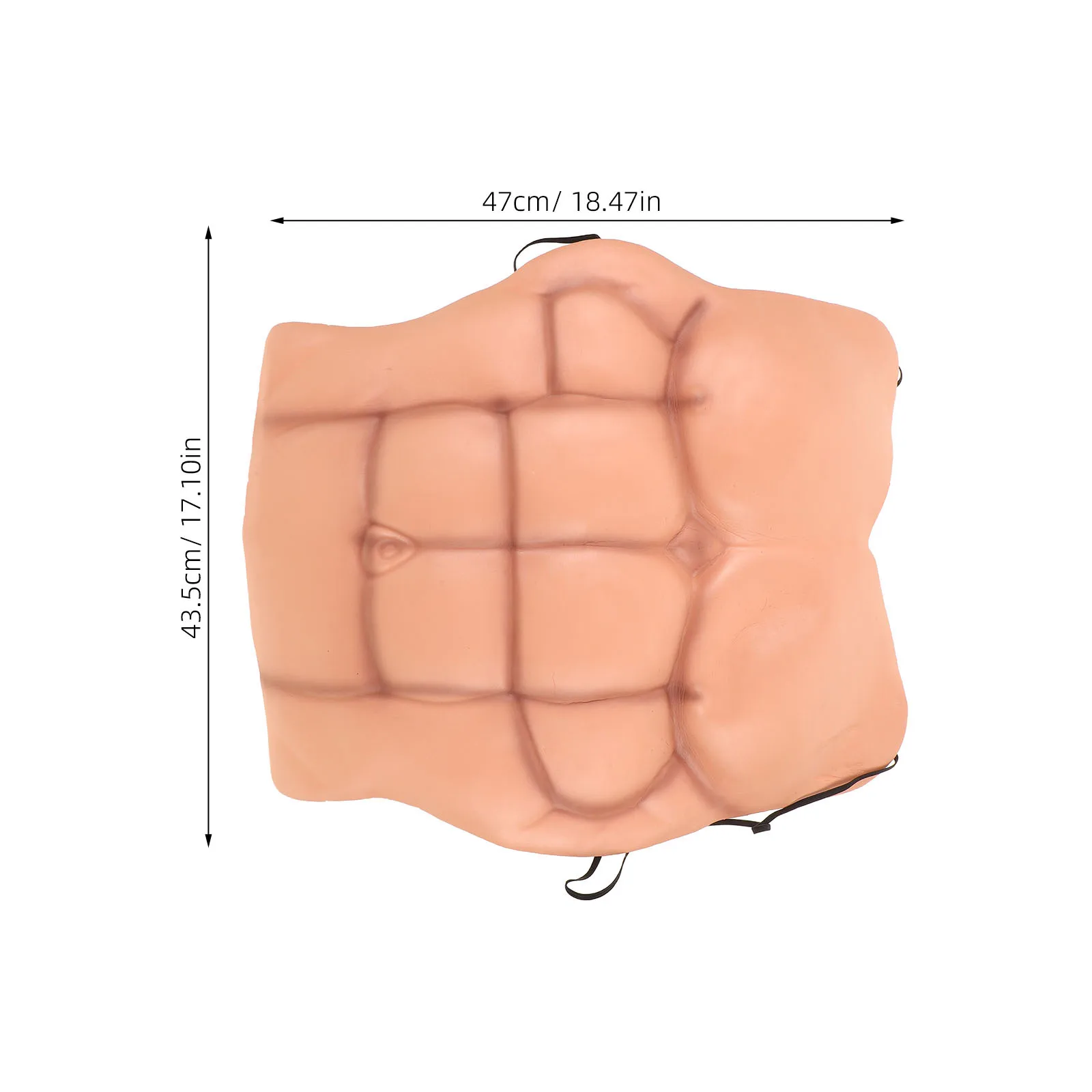 زي عضلات ABS مزيف للرجال، بدلة محاكاة معززة للصدر خفيفة الوزن للعب دور أداء المهرجان #5