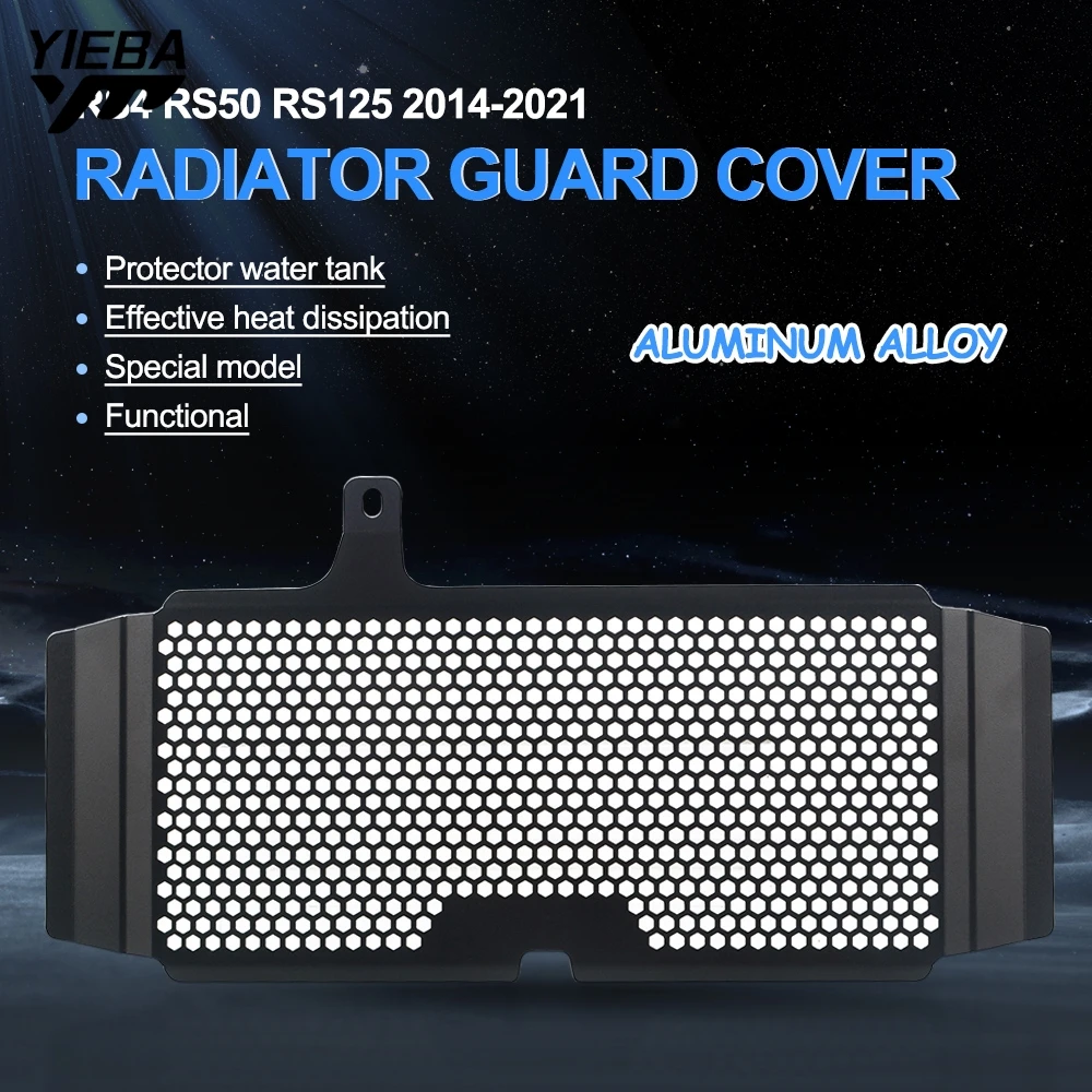 

For Aprilia RS4 RS50 RS125 2014 2015 2016 2017 2018 2019 2020 2021 Radiator Grille Cover Radiator Guard Water Tank Protection