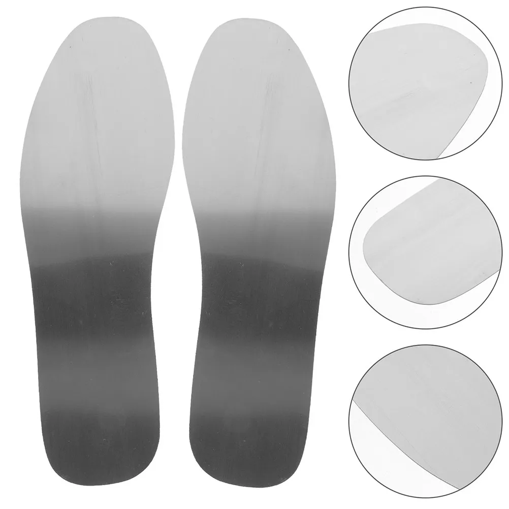 1Pair Stainless Steel Safety Shoe Insoles Sturdy Anti-Puncture Inserts for Men Women Hiking Basketball Outdoor Work Shoes