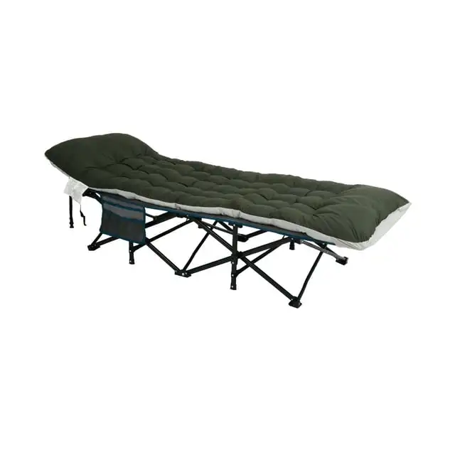 

Ozark Trail Extreme Comfort Folding Sleeping, Guest Bed Cot with Comfort Mattress, Polyester Fabric, Built-In Pillow