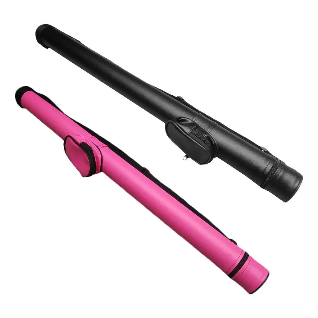 

Жесткая сумка для кия для бассейна, 2 отверстия, кожаный регулируемый плечевой ремень, 32 дюйма, с