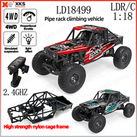 XKS LDRC  LD18499 1:18 4x4 4WD Rc car remote control car Climbing toy car Climbing Vehicle Model Toys for Boys Gift