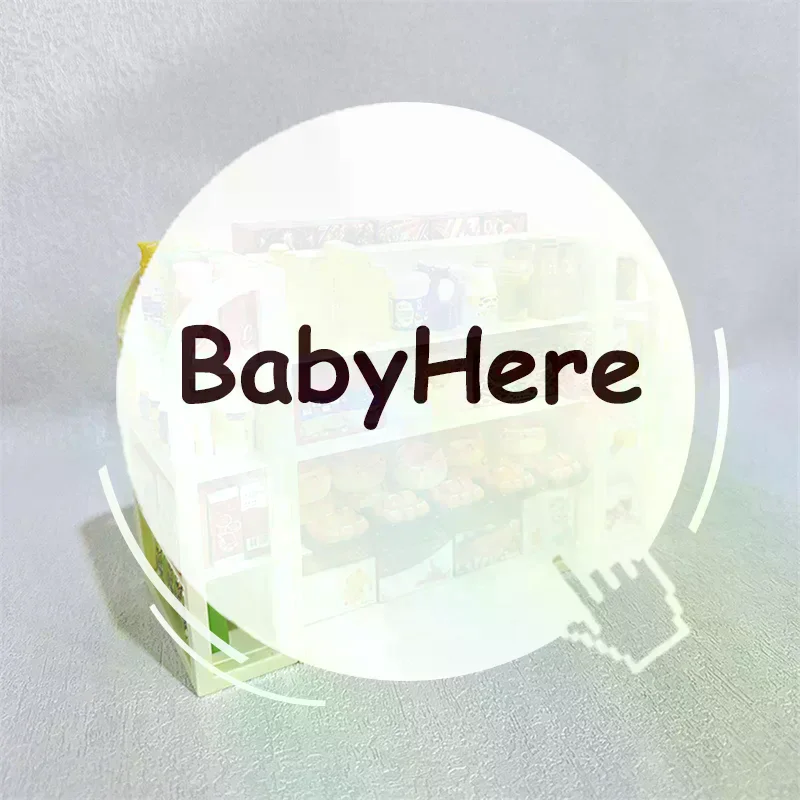 Casa de Muñecas, Mini Supermercado de Simulación, Estantes con Bebidas y Comida, Juguetes para Jugar a la Compra, Modelo de Juguete para el Hogar