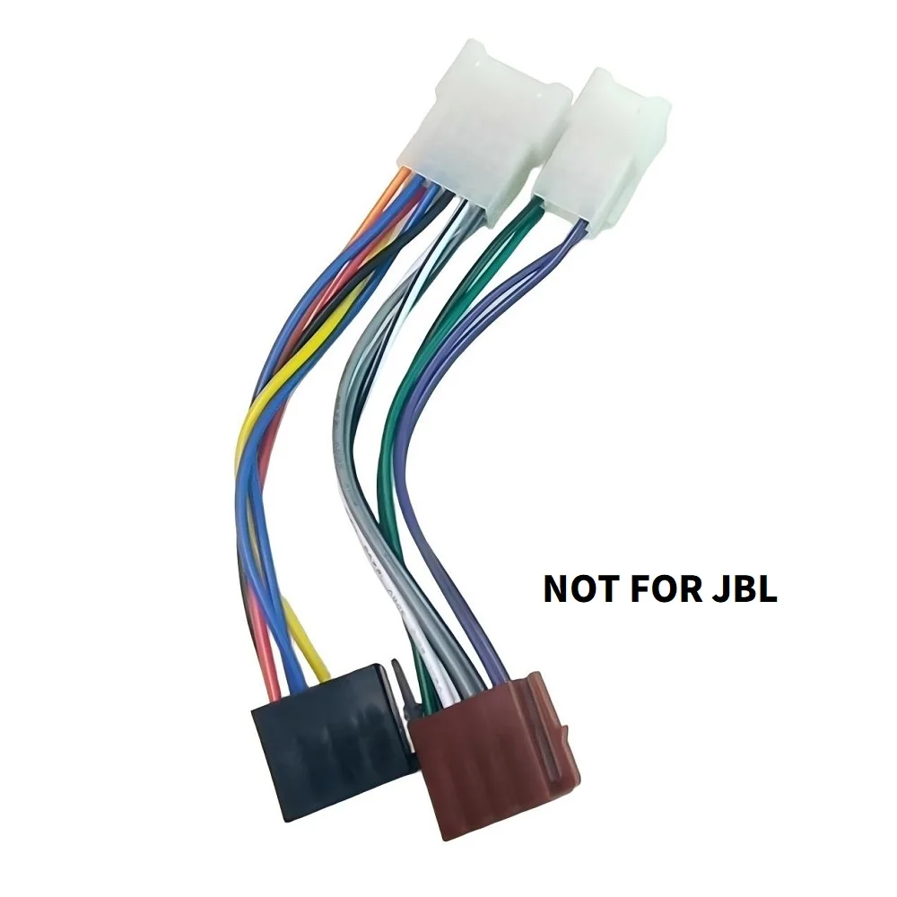 Car Wireless Stereo ISO Harness Adapter Connector Replacement Parts for Volkswagen Toyota RAV4 Subaru Forester, Not for JBL
