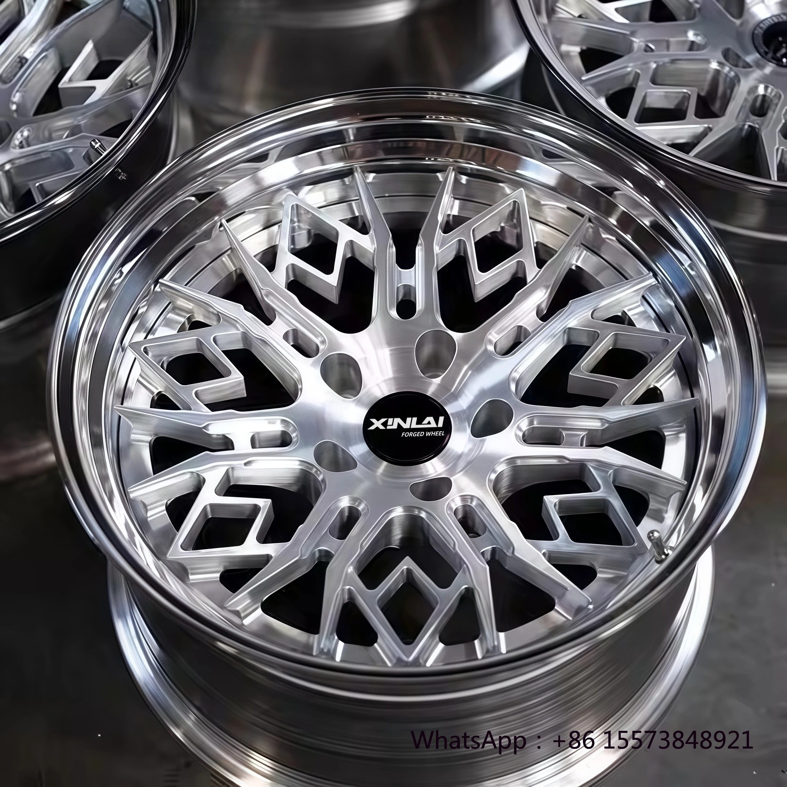 Rines Forjados de 2 Piezas 5x114.3 5x130 5x127 para C8, Rines Personalizados de 16-26 Pulgadas para Automóvil 15