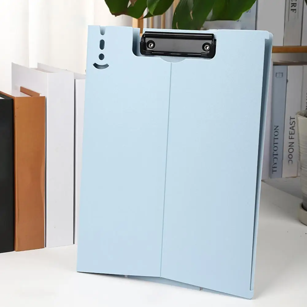 File Clipboard Organizer Waterproof A4 Clipboard Clip Folder with Vertical Plate Clamp for File Management Hard Board for Office