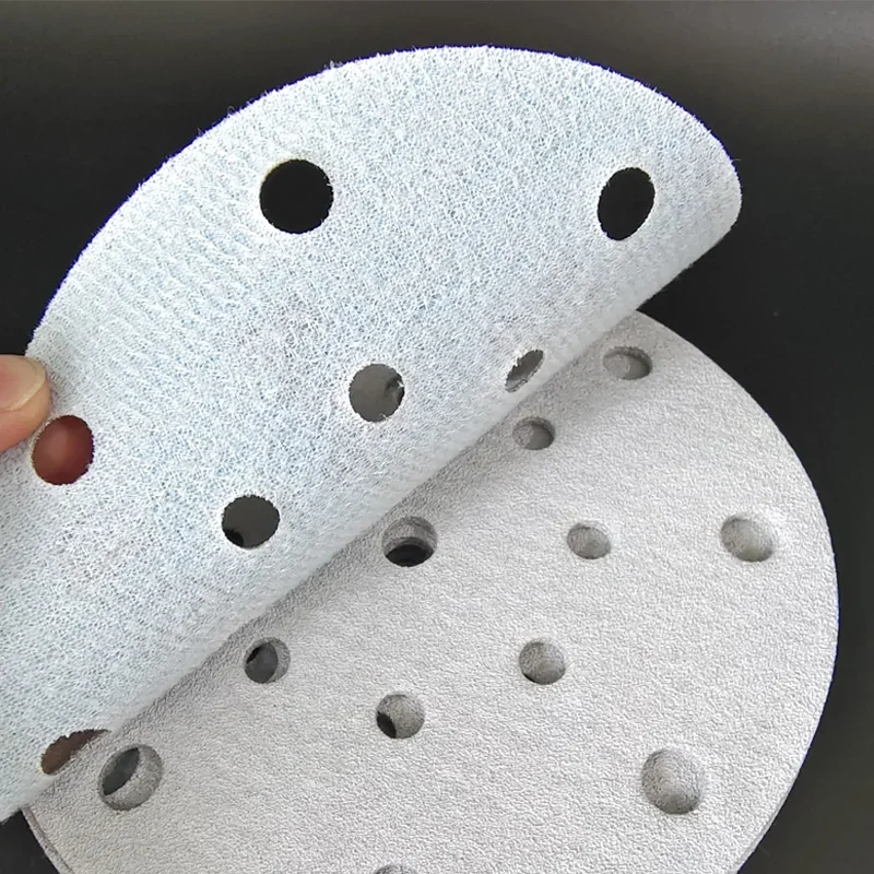 Grinding Disc Round Sandpaper 6 Inch 17 Holes Aluminum Oxide Sanding Disc 60 to 600 Grits for FESTOOL/MIRKA/3M ect Sander