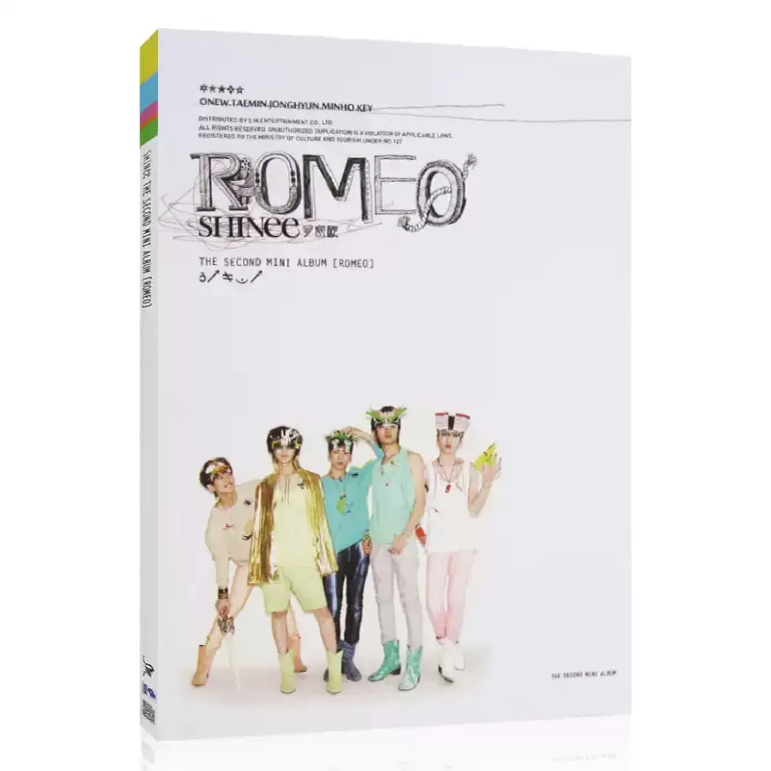 

SHINee "Romeo" The Second Mini Album, Iconic K-pop Studio Album with Signature Tracks CD