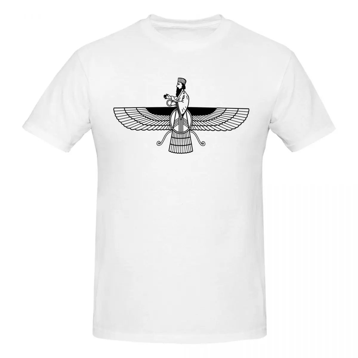 Faravahar Zoroastrian Persian Iran Ancient Symbol Funny T Shirts Graphic Y2K Summer Quality Mens Women Tshirt Clothes