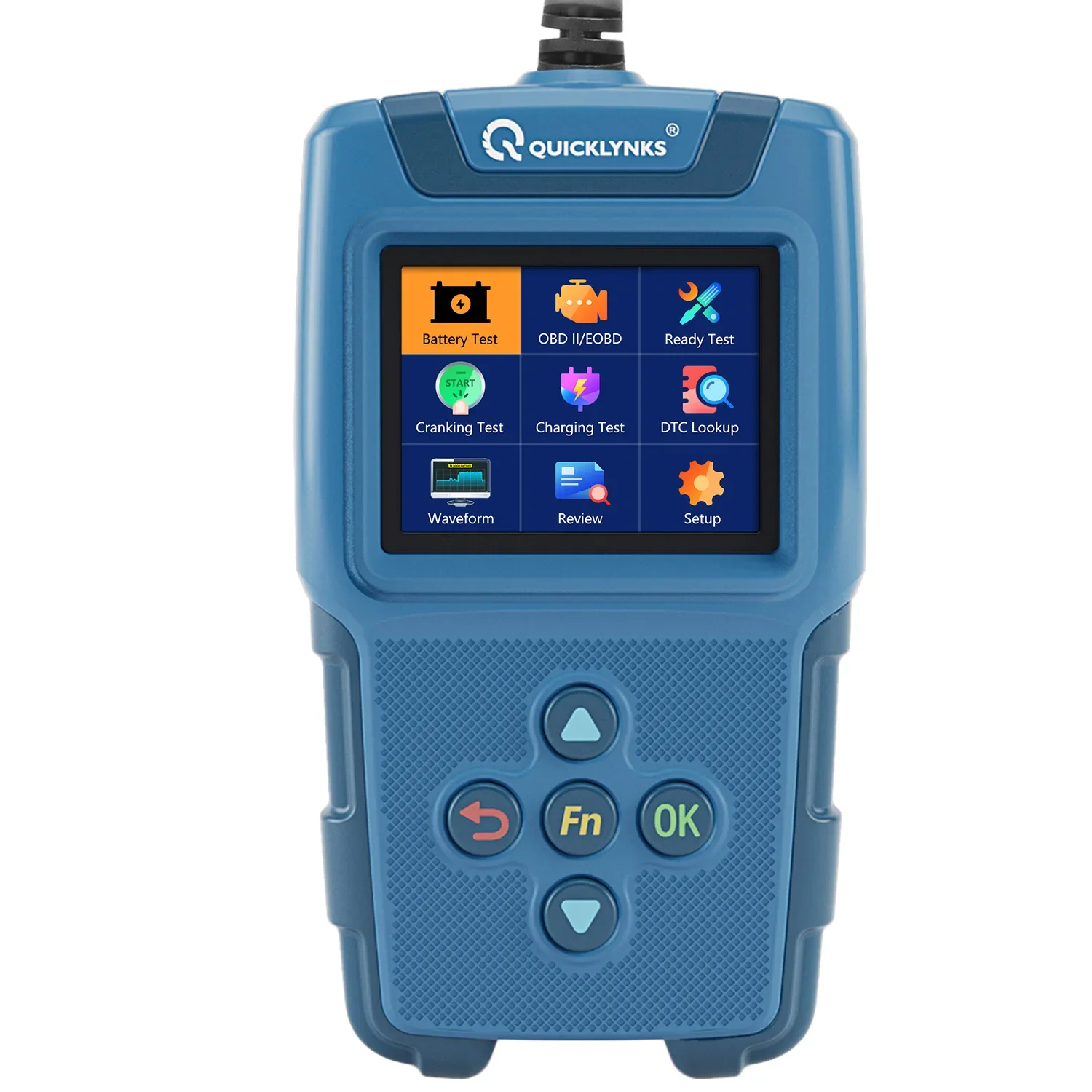 factory, 2in1 ODB2 Scanner Auto Diagnostic Tool obd2 fault code is cleared and Battery Detection soc Health status