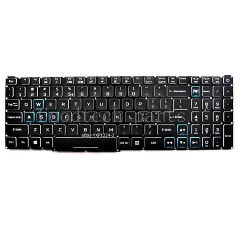 Imagem -02 - Teclado Retroiluminado para Acer Predator Helios 300 Ph31552 Ph317-53795u Ph317-54 Novo