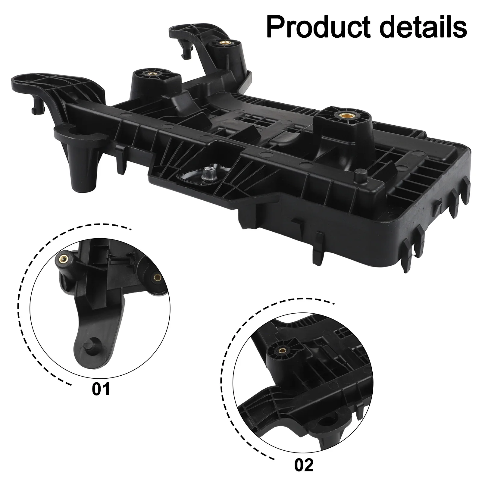 

Battery Base Compatible with For Tiguan For Touran For A4 1KD915333 1KM915333 for Easy Replacement Installation