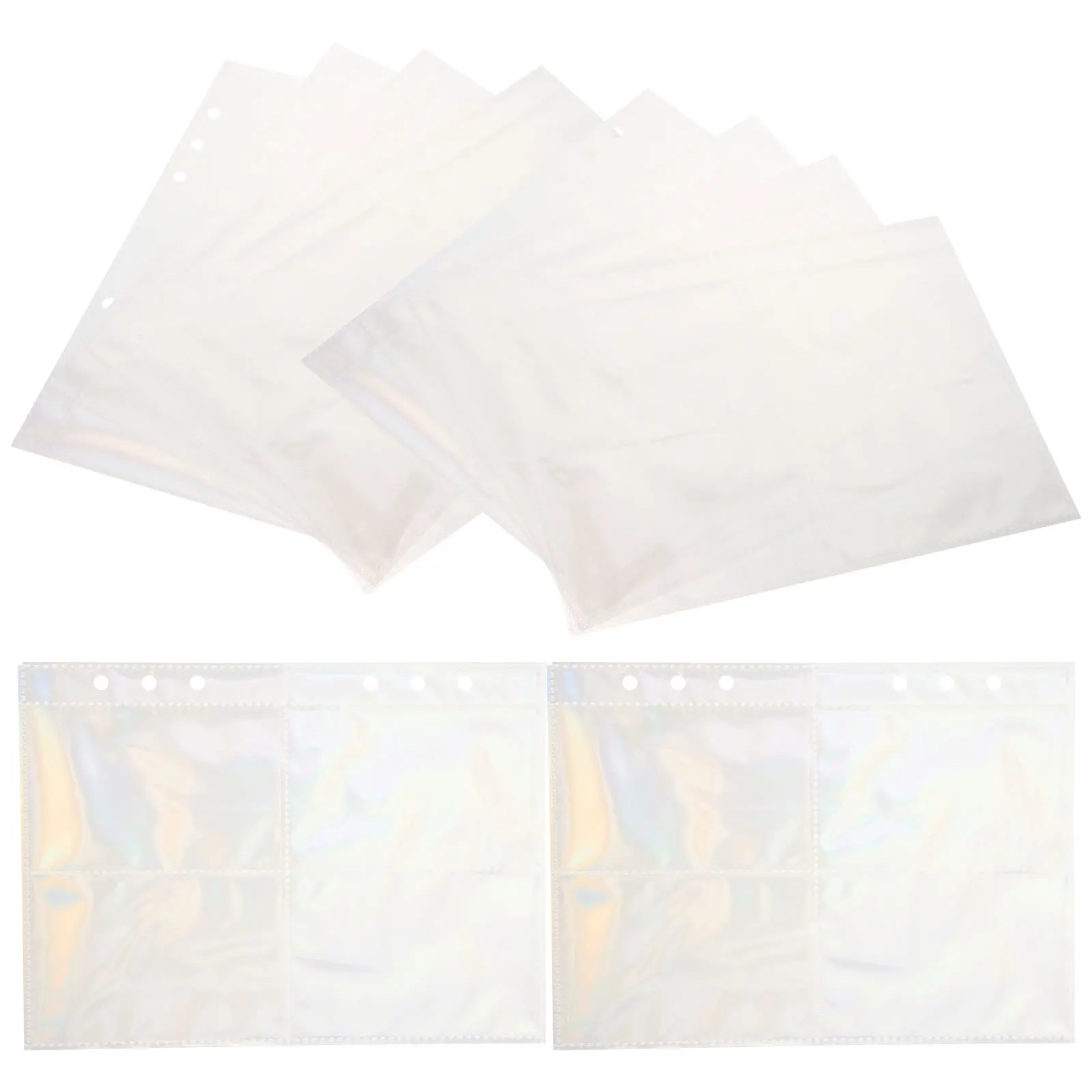 

Binder Sleeves Transparent Refill Pages Thickened Pp Material For Wedding Graduation Travel Gift Photo Album Pages, Photo