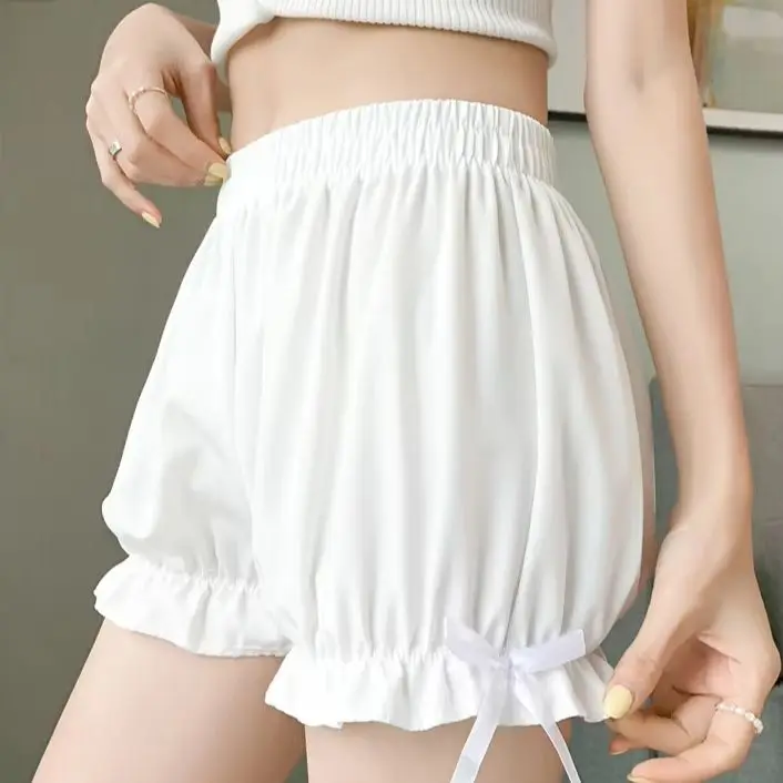 Lace Shorts Women Summer Thin Students Ice Silk Quick Dry Sunscreen Casual Sweatpants Breathable