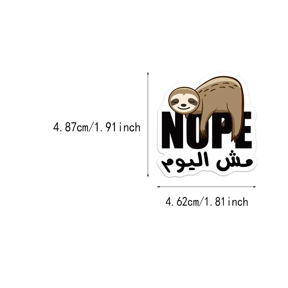 50PCS Creative Arabic Meme Cartoon Graffiti Stickers DIY Luggage Laptop Skateboard Motorcycle Stickers view 3