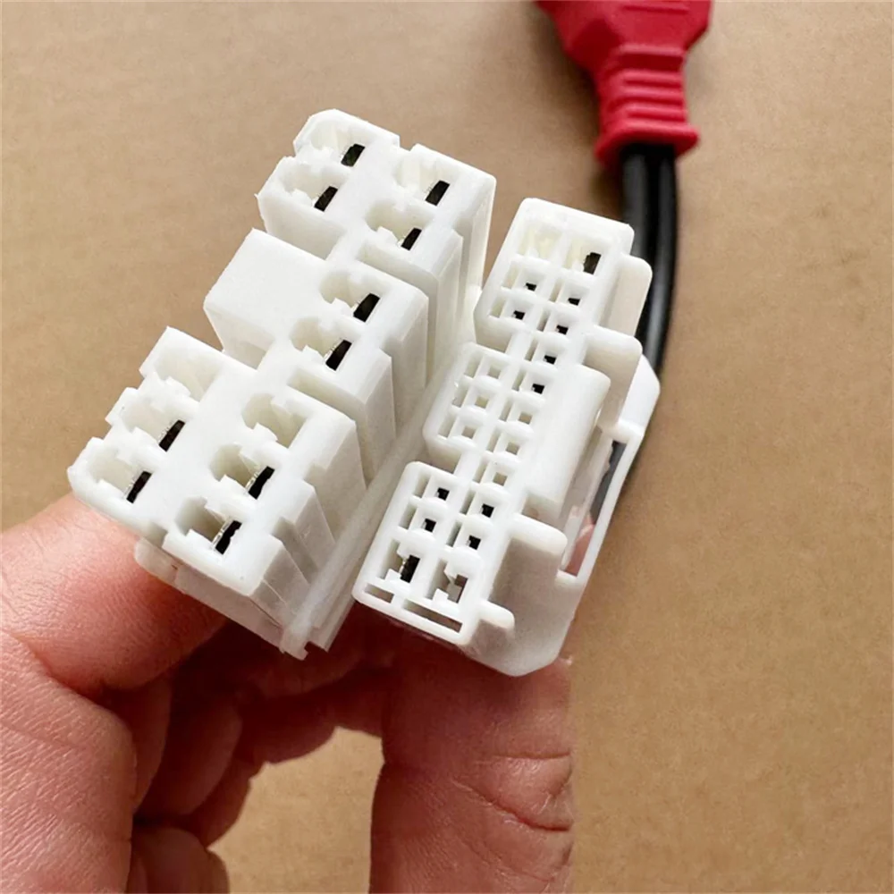 

Новейший специальный жгут проводов Tesla Obd, двойной преобразовательный кабель 12P + 20P, линия преобразования с двойной головкой для Tesla 3 и Y