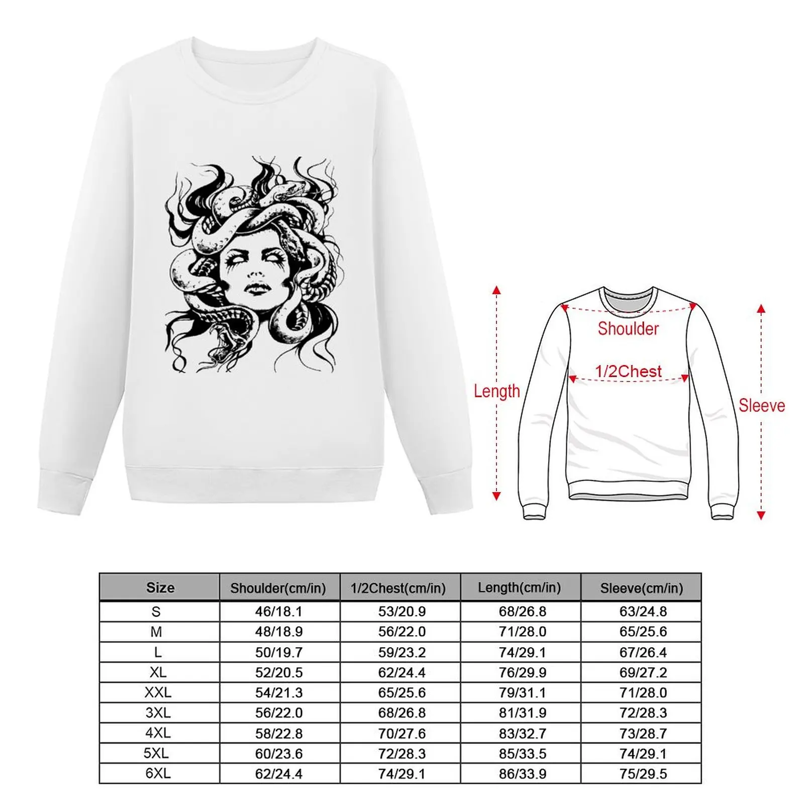 Medusa Sweatshirt fashion men mens clothes men's sweat-shirt set oversize sweatshirt