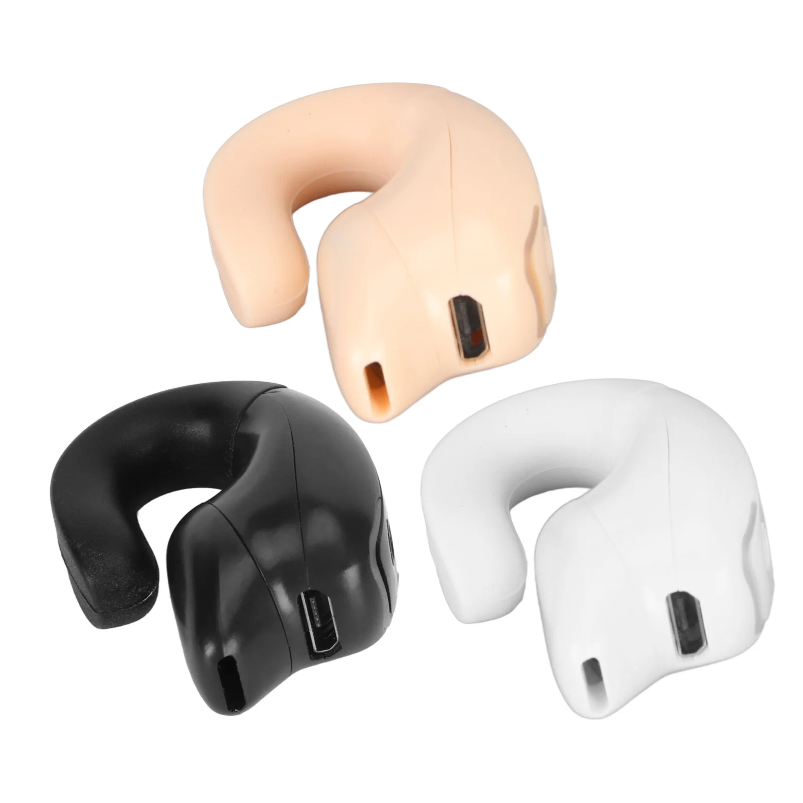 سماعات أذن لاسلكية بلوتوث 5.3 مشبك أذن واحد خفيف الوزن مريح بزر واحد سماعات أذن بلوتوث للموسيقى للجري