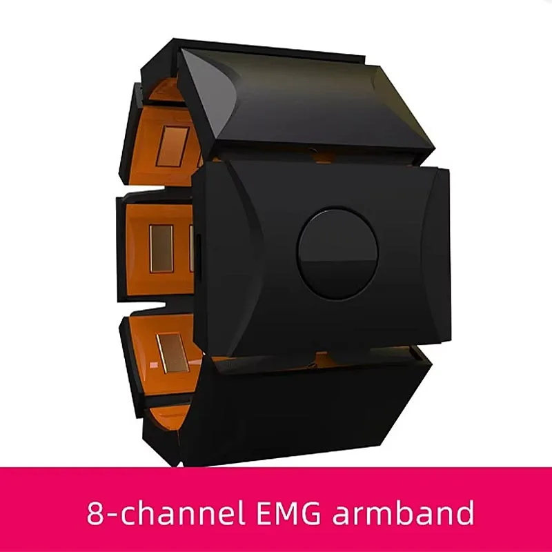 8-Channel Muscle Electrical Arm Ring EMG smart wearable electromyographic bracelet EMG PRO Muscle Electrical Sensor