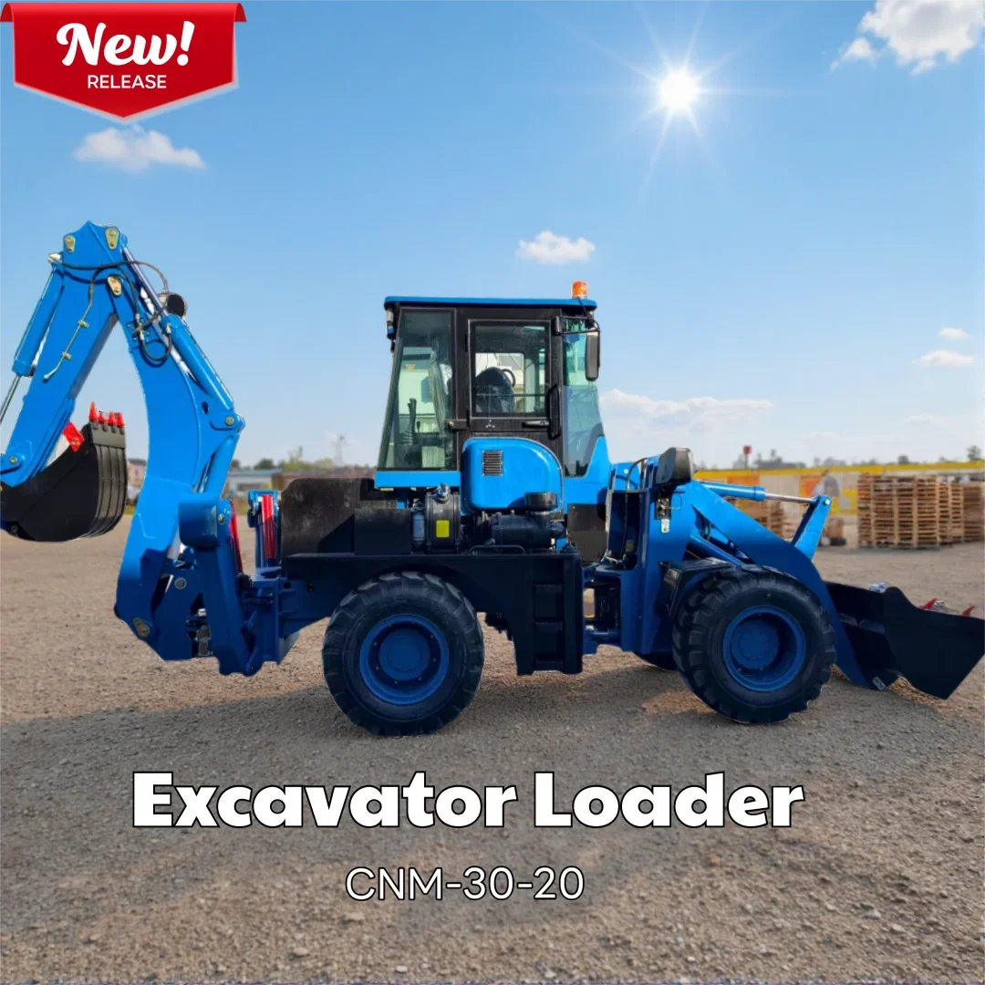 CNMC Backhoe Loader Wheel Loader Excavator Shovel Easy To Operate High Performance Customizable Factory Direct Sales Garden Farm