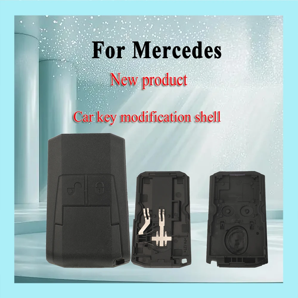 

jingyuqin, 2 кнопки, откидной чехол для дистанционного ключа для Mercedes-Benz, корпус, 2 ключа, без логотипа для Mercedes-Benz Actros MP 4