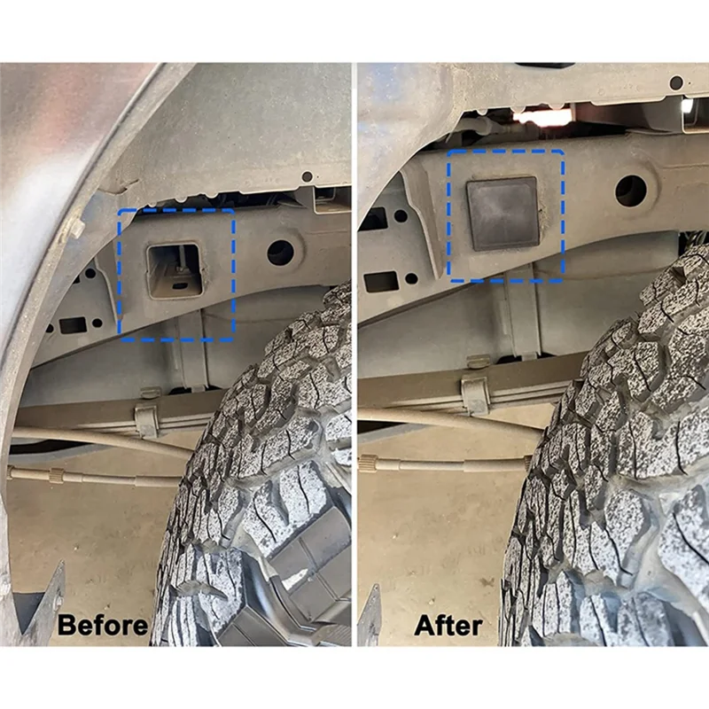 AEE5-4PCS Osłona Ochronna Otworu Tylnego Przyczepy Zatyczka Akcesoria Ochronne Do Forda F150 XLT Paptor 2021