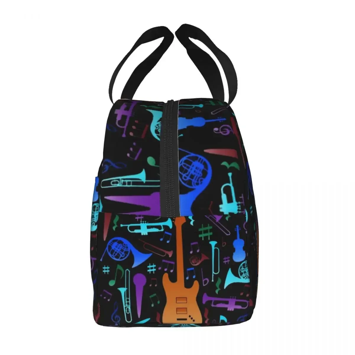 Sac à lunch isotherme thermique pour femme, notes de musique de musicien, JEPiano, fourre-tout portable pour enfant, boîte de rangement pour enfants à l'école