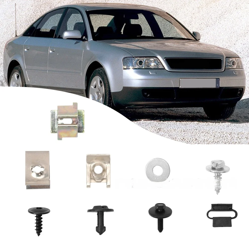 Engine Cover Repair Screw Fixing Clips 4F0863821K For A6 4B C5 1997-2005 For A6 C6 2004-2011 For Allroad 2006-2011
