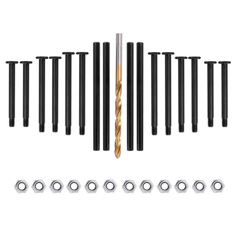 

MOMO RC Car Upgrade Hardened Front & Rear Suspension A-Arm PIN Latch Kit For TRAXXAS 1/8 6S Big Mouse Small X RC Car
