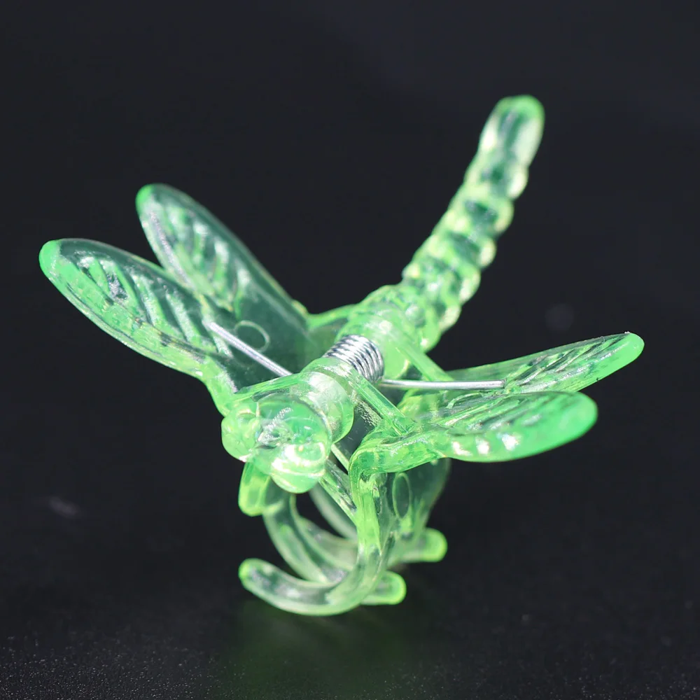 Orchid Clips Reusable Plastic Dragonfly Clamps for Indoor Plant Support Flower Vine Stem Climbing Decoration Clips Garden Tools