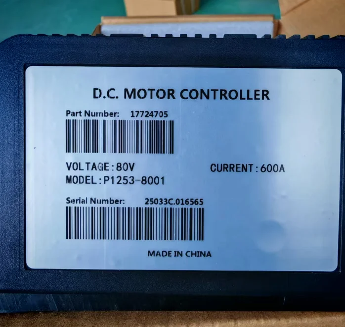 

Electric Vehicle Parts Curtis 48V 80V 600A Electric Forklift 1253-4804 1253-8001 Hydraulic Pump DC Motor Controller P12538001