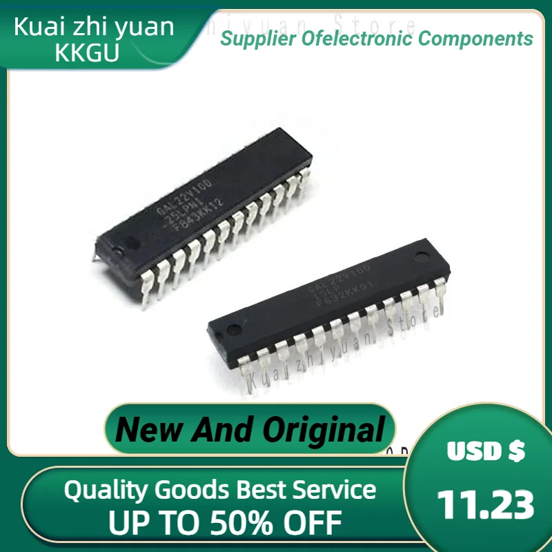 

1PCS/Lot New And Original GAL22V10D-15LP GAL22V10D GAL22V10D-25LPN Into The DIP-24 Programmable Logic Chip 22V10D