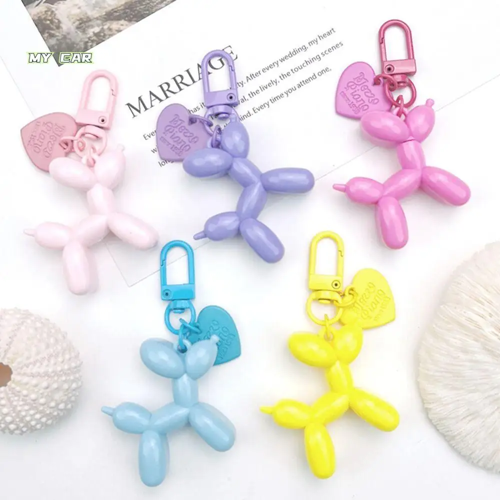 

Beautiful Puppy Bubble Dog Keyring Delicate Bag Accessories Candy Colored Keychain Cute Acrylic Cartoon Key Chain Kids' Gift