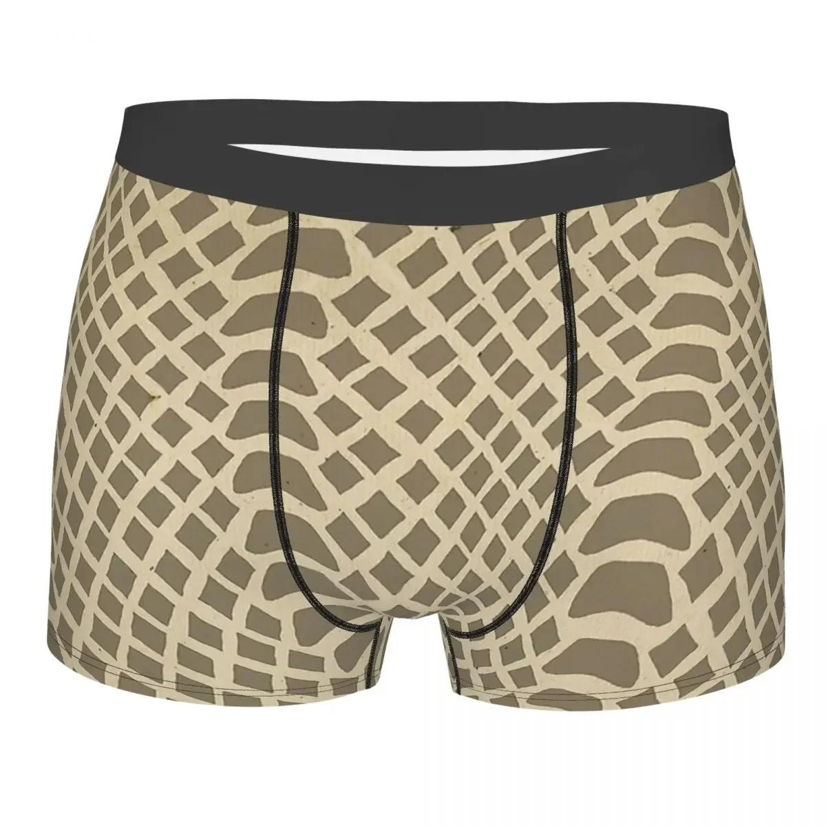 SNAKE Essential Animal Skin Simulation Underpants Cotton Panties Men's Underwear Sexy Shorts Boxer Briefs