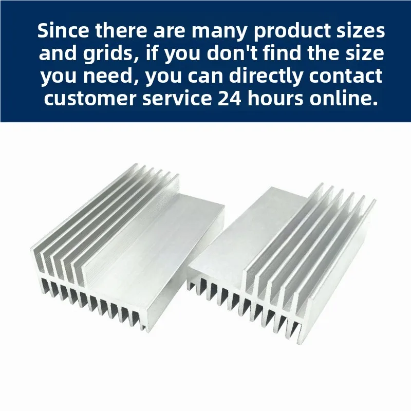 LF Type Aluminum Heatsink (Sizes: 47×32, 51.5×28, 58×32, 65×31, 68×32mm) – Customizable
