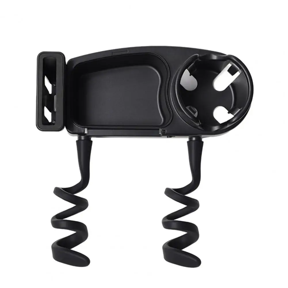 

Secure Stroller Cup Holder Universal Stroller Snack Tray with Cup Holder Bpa-free Silicone Attachment for Strollers for Snacks