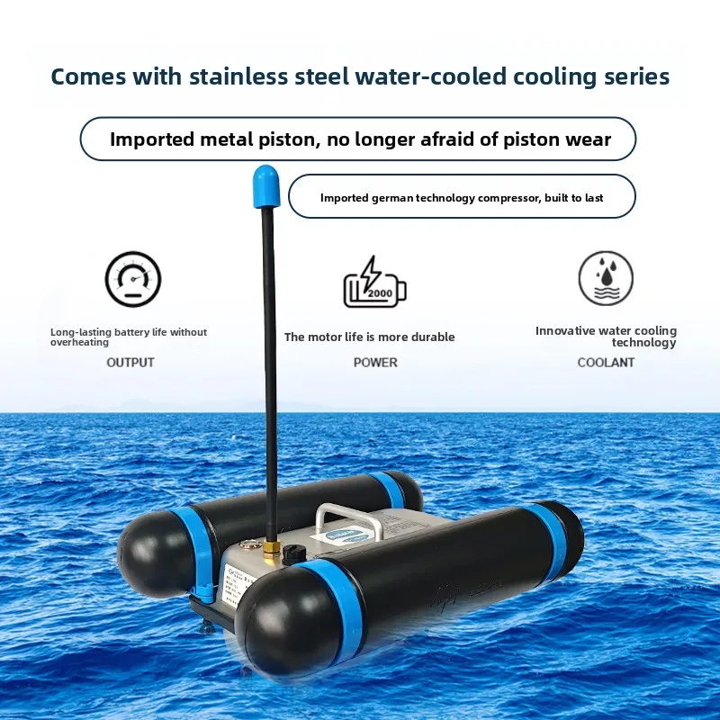 Underwater scooter, diver propulsion vehicle DPV with surface air supply system, surface air supply scuba diving, commercial scu