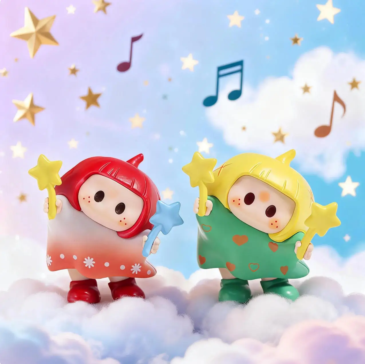 NOUVEAU Jouet tendance en PVC : Figurines mignonnes de la série YOYO Youyoujiang Tilt Head |   Ornement de bureau, cadeau et décoration de voiture