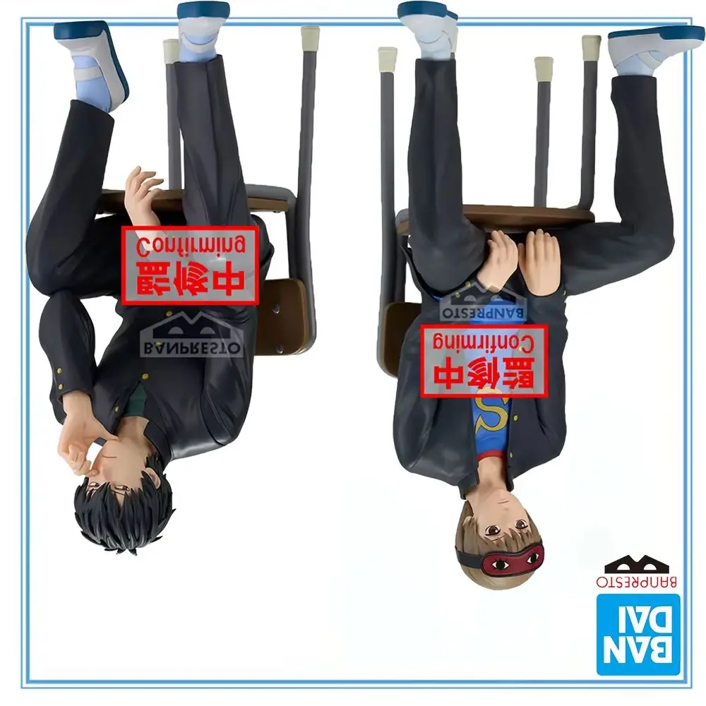 

100% Original Bandai Spirits BANPRESTO Desktop Figure 3-nen Z-gumi Ginpachi Sensei Hijikata Toushirou Okita Sougo Doll Model