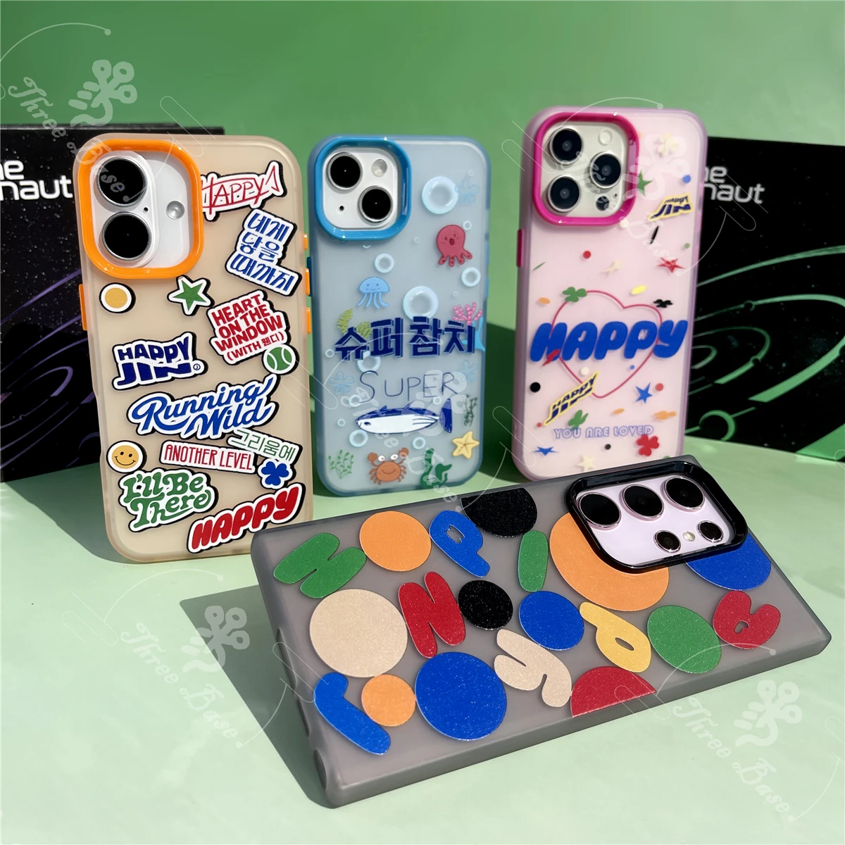 Phone Cover JIN HAPPY Candy Case For For iphone 16 PRO 15 PRO MAX 12 Pro 11 Pro 13 Pro 14 PLUS For Samsung MOTO OPPO For Google